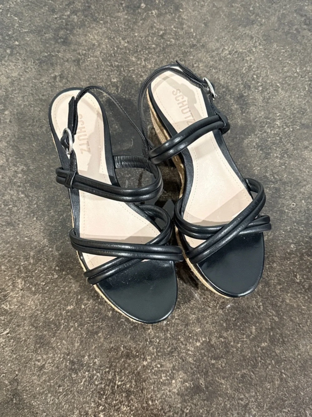 SCHUTZ‎ Isla Platform Wedges Size 7